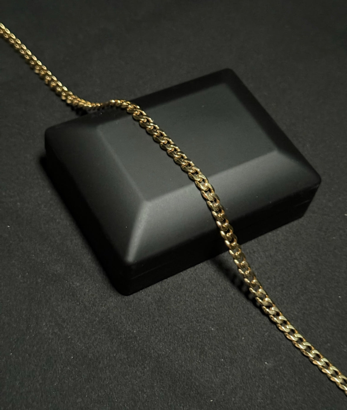 Gold Cuban Chain 3MM 50 CM Best Seller!