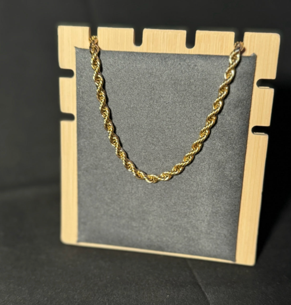 Rope Chain in Yellow Gold- 5MM