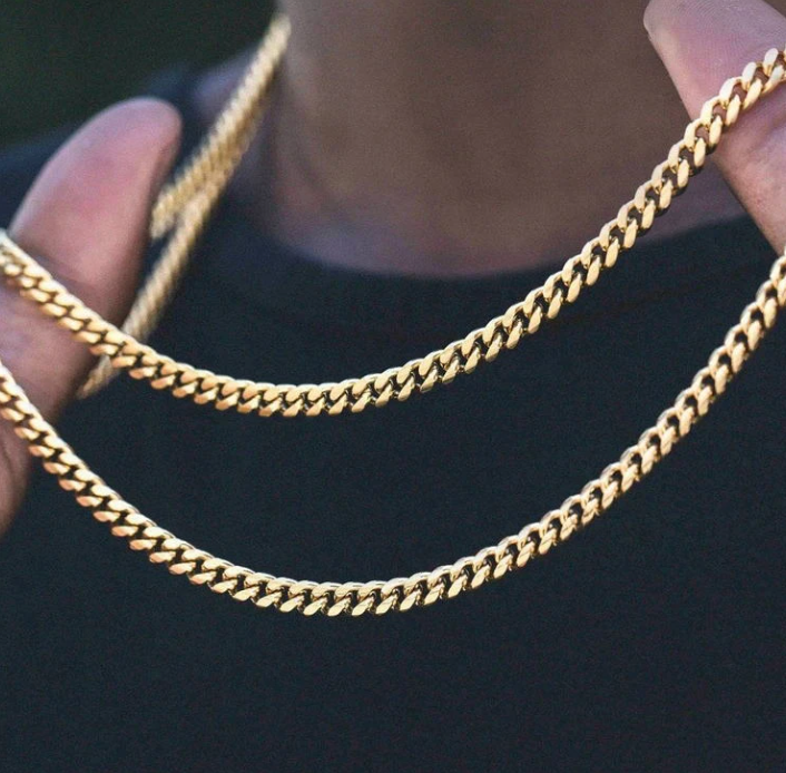 Gold Cuban Chain 7MM
